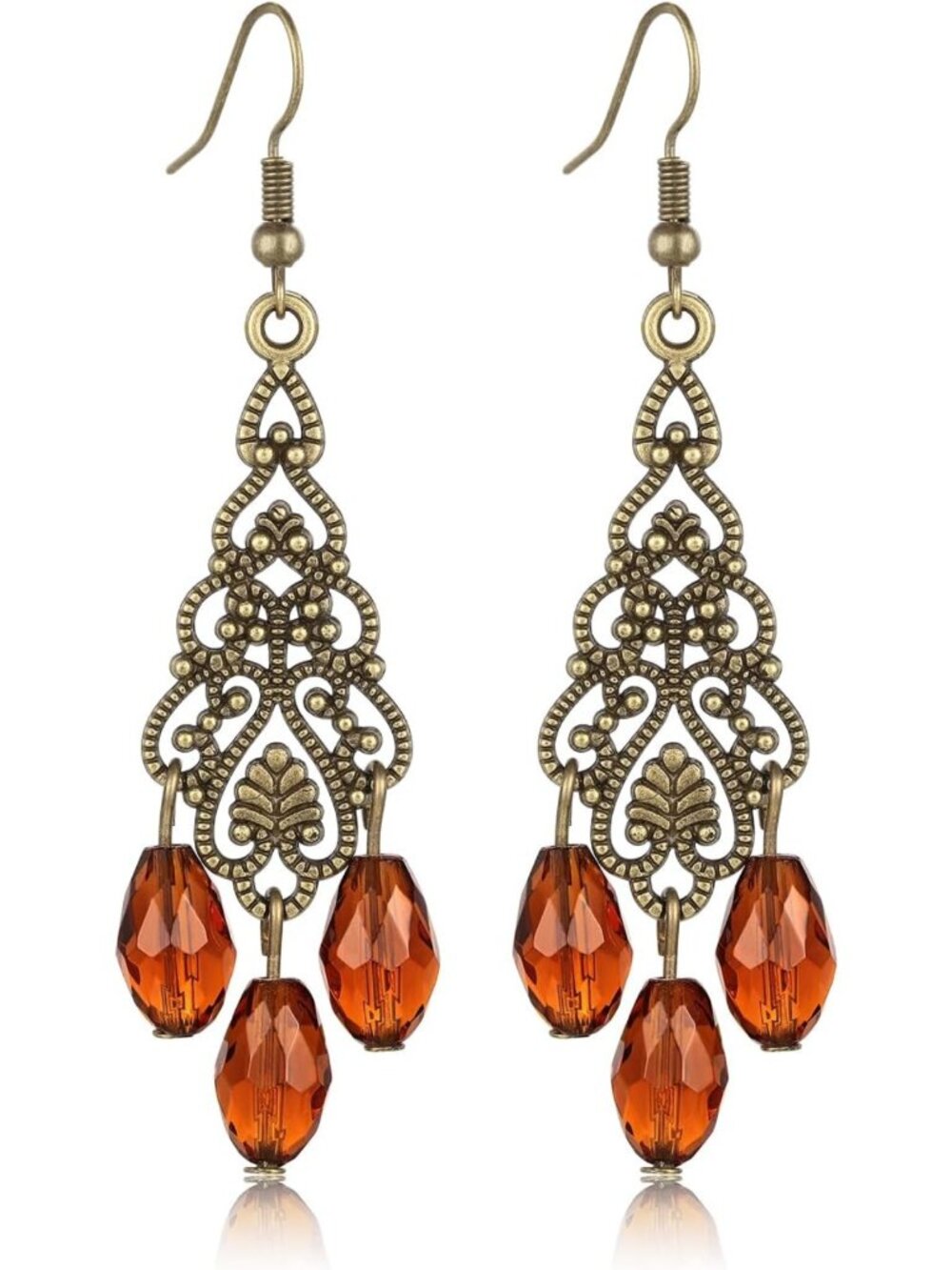 Trendy Handmade Boho Dangle Earrings for Women - Vintage Long Drop Jewelry Gift